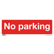 Prohibition Safety Sign - No Parking - Self-Adhesive Vinyl - Pack of 10 - SS16V10 - Farming Parts