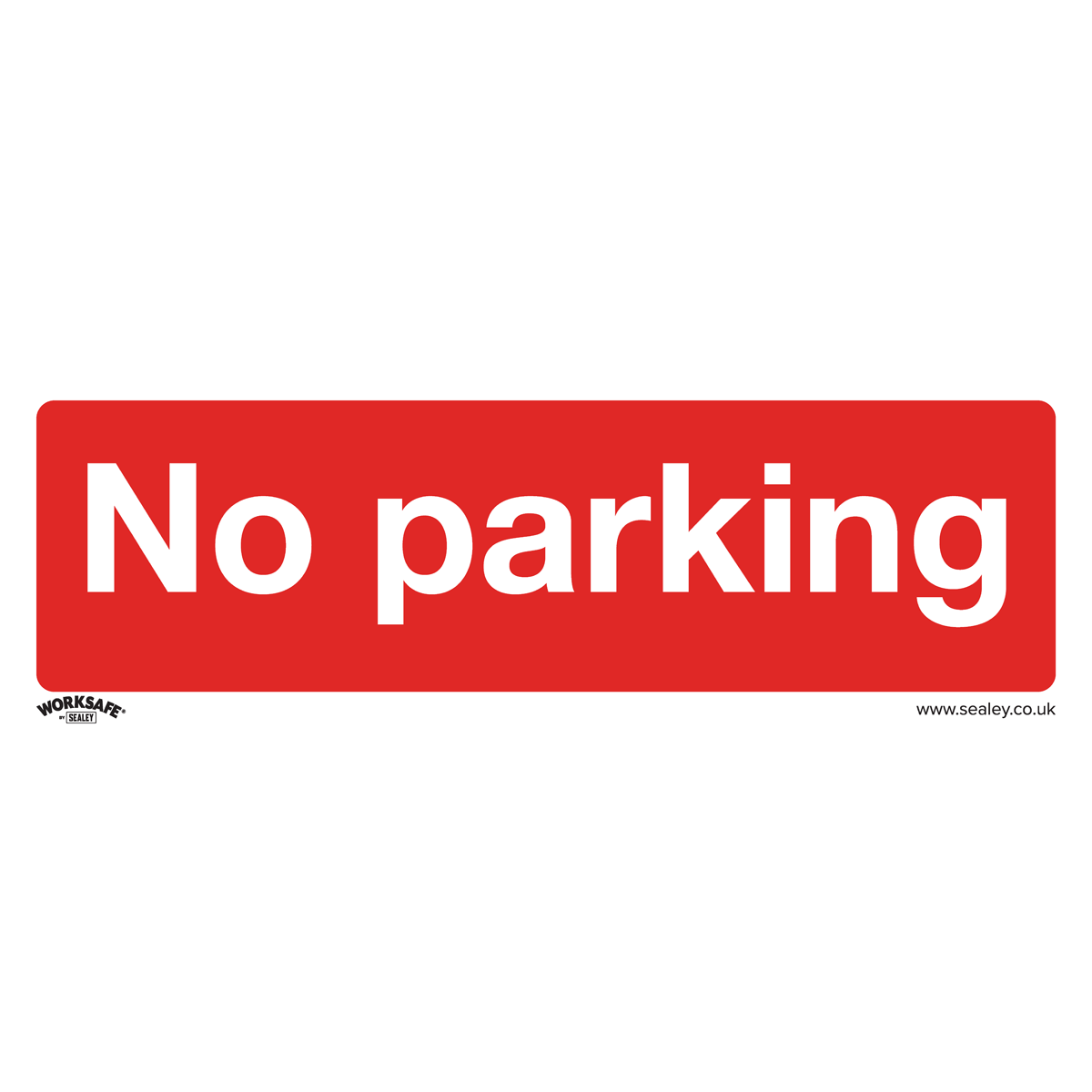 Prohibition Safety Sign - No Parking - Self-Adhesive Vinyl - Pack of 10 - SS16V10 - Farming Parts