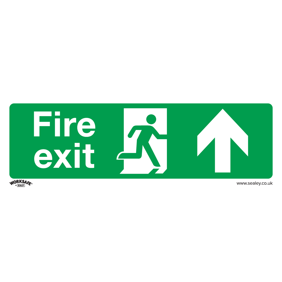 Safe Conditions Safety Sign - Fire Exit (Up) - Rigid Plastic - SS28P1 - Farming Parts