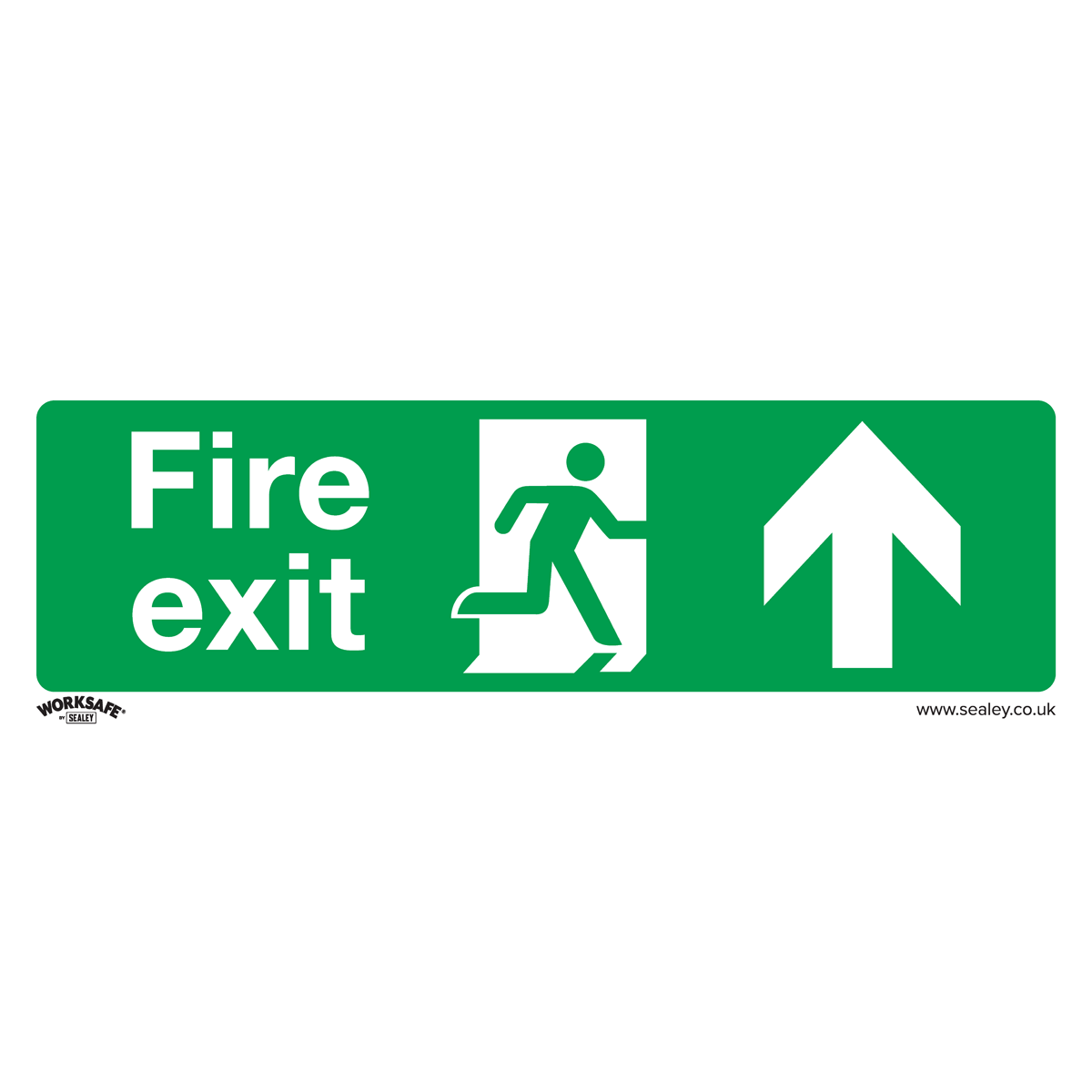 Safe Conditions Safety Sign - Fire Exit (Up) - Self-Adhesive Vinyl - SS28V1 - Farming Parts