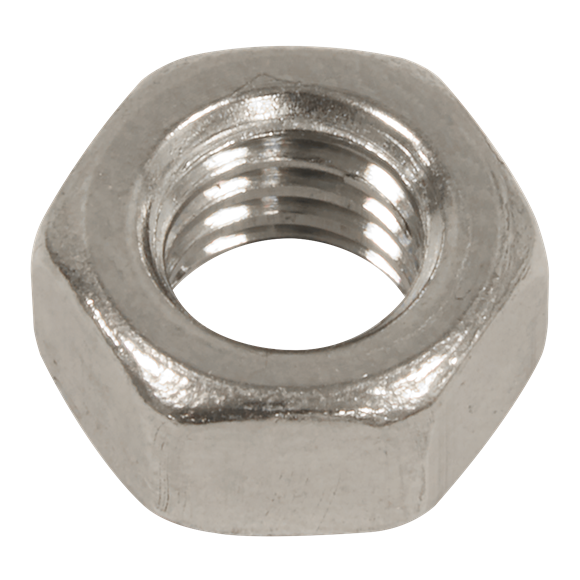 Sealey | Stainless Steel Nut M5 A2, DIN 934 - Pack of 100 - SS5