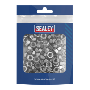 Sealey | Stainless Steel Nut M6, DIN 934 - Pack of 100 - SS6