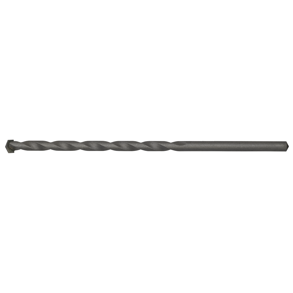 The Sealey Straight Shank Rotary Impact Drill Bit Ø7 x 150mm - SS7X150 is a long, twisted metal drill bit with a flat, pointed tip designed for general-purpose drilling into hard materials.