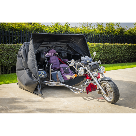 Sealey Trike/3 Motorcycle Garage Shelter 2100 x 3800 x 1900mm SE STSXL