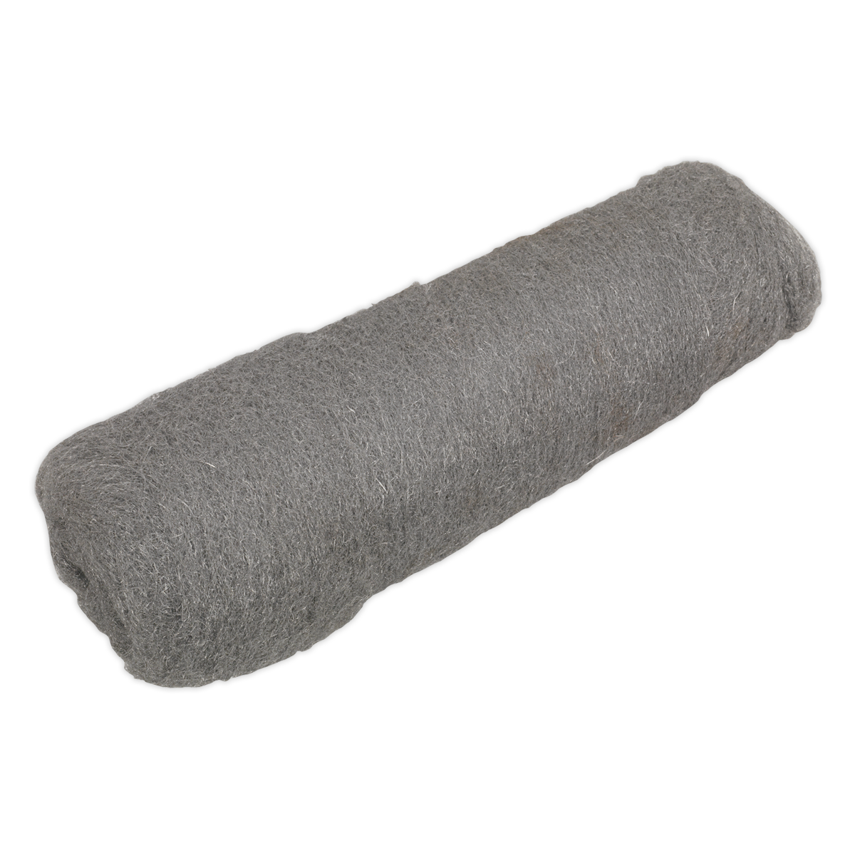 A cylindrical roll of Steel Wool #0 Fine Grade 450g - SW0 by Sealey on a white background, weighing 450g.