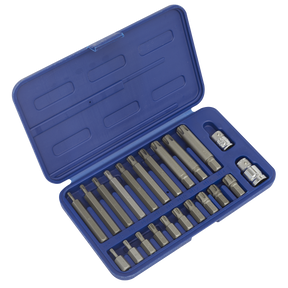 Ribe Bit Set 22pc 3/8" & 1/2"Sq Drive - SX105 - Farming Parts