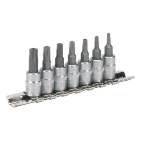 TRX-TS* Security Socket Bit Set 7pc 1/4"Sq Drive - SX106 - Farming Parts