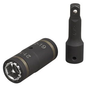 4-in-1 1/2"Sq Drive Impact Socket Set 2pc - SX1821 - Farming Parts