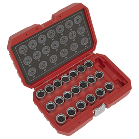 Locking Wheel Nut Key Set 20pc - VAG - SX219 - Farming Parts