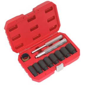 Locking Wheel Nut Removal Set 10pc - SX272 - Farming Parts