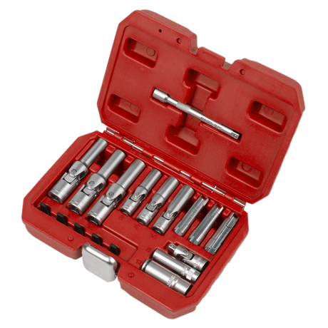 Glow Plug Socket Set 18pc 1/4"Sq & 3/8"Sq Drive - SE-SX4031