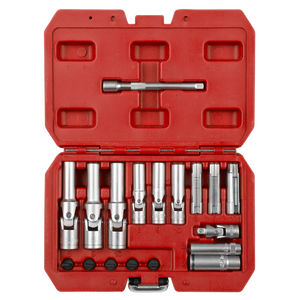 Glow Plug Socket Set 18pc 1/4"Sq & 3/8"Sq Drive - SE-SX4031