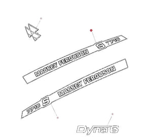 AGCO Decal Right Hand OEM Replacement for Massey Ferguson | ACW3587320