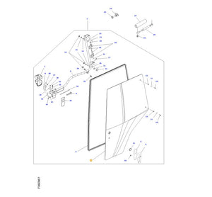 AGCO | LEFT HAND GLASS PANE - ACW3466560