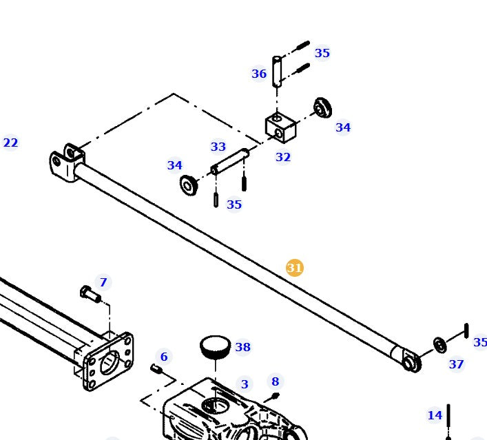 AGCO | DRAFT ROD - FEL153235