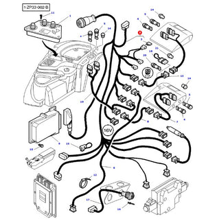 AGCO Wiring Harness OEM Electrical Connection Assembly XL | 3778505M92