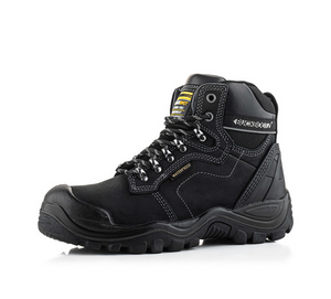 Buckler Buckshot Safety Boots – Black Waterproof Steel Toe Work Boots | BSH009BK