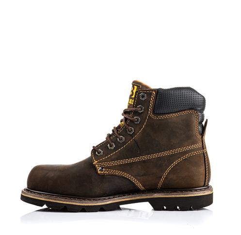 *STOCK CLEARANCE* - UK Size 8 - Buckler Lace Safety Boot – B425SM | Goodyear Welted, Steel Toe & Oil-Resistant Sole