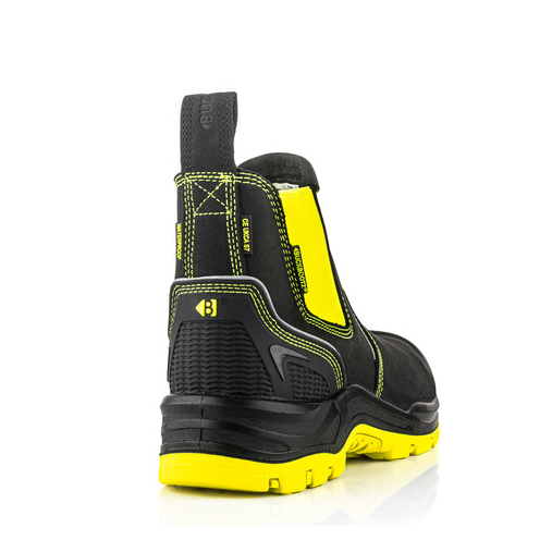 Buckler Safety Dealer Boot – Hi-Viz Yellow Waterproof Work Boots | BVIZ3YL