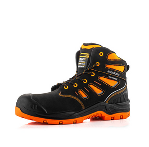 *STOCK CLEARANCE* - Buckler Safety Lace Boot – BVIZ2/OR | Hi-Vis, Waterproof & Slip-Resistant