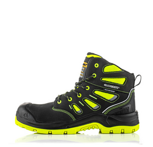 Buckler Safety Lace Boot – Hi-Viz Waterproof Work Boots | BVIZ2YL