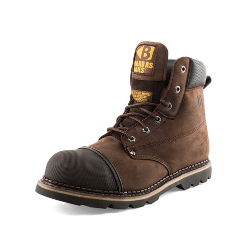 *STOCK CLEARANCE* - UK Size 6 & 7 - Buckler Safety Steel Toe & Midsole Boot – B301SM | Hard As Nails® Protection