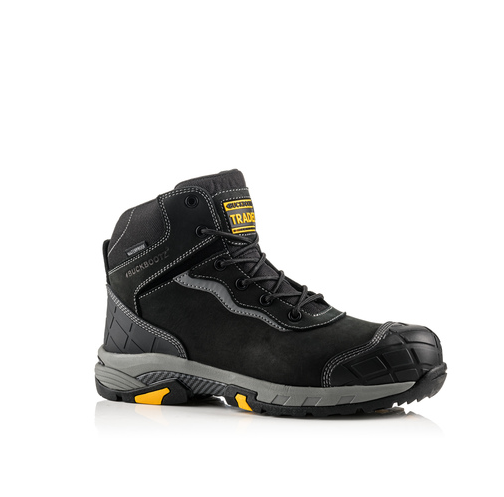 *STOCK CLEARANCE* - Buckler Tradez Blitz Waterproof Safety Boots – BLITZBK | Lightweight & Metal-Free Protection