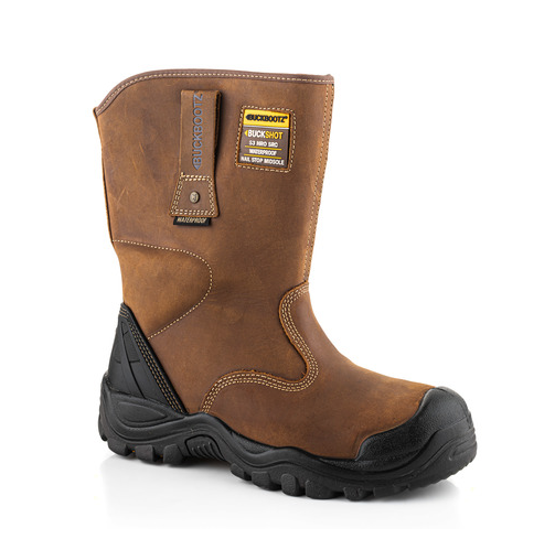 Buckler Waterproof Safety Rigger Boot – BSH010BR | Extra Comfort & Secure Fit