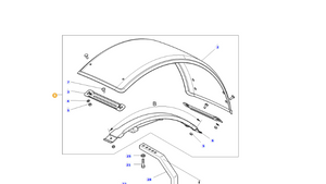 AGCO | Mudguard - 4391824M92