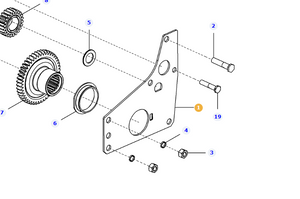 *SPECIAL PRICE* - AGCO Plate 1661235M2 | OEM Structural Mounting for MF Tractors