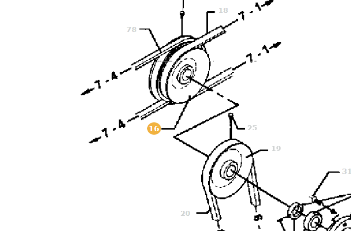 *SPECIAL PRICE* - AGCO OEM Pulley D28384005 – Durable Drive System Component
