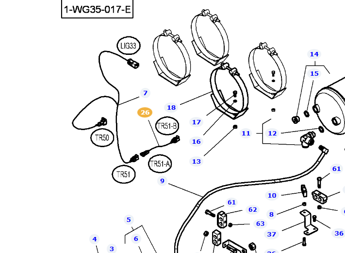 *SPECIAL PRICE* - AGCO Harness 4293579M1 - OEM Wiring Harness for Massey Ferguson Tractors