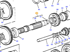 *SPECIAL PRICE* - AGCO Countershaft 183054M92 – OEM Part for Massey Ferguson, Fendt, Valtra