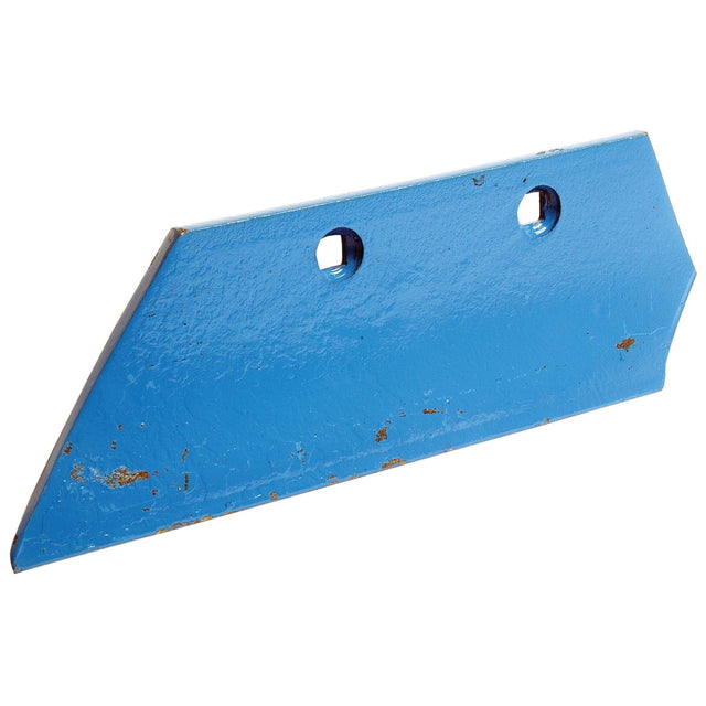 A blue metal Skim Point (LH) from Sparex NLA with two mounting holes, designed for Lemken - S.127669.