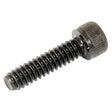 A close-up of the Sparex Socket Capscrew, 3/16''x3/4'' UNC (BS2470-1936), featuring a threaded shaft and a ridged cylindrical head, renowned for its impressive tensile strength.