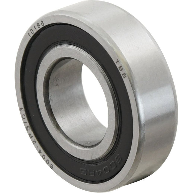 A close-up image of a deep groove bearing with a black inner ring, marked with the code "60042RSC3," showing the brand "Sparex" and the number "S.22172.