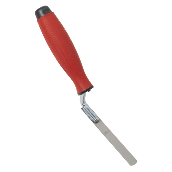 Sealey | Stainless Steel Edging Trowel with Rubber Handle 12mm - T0309