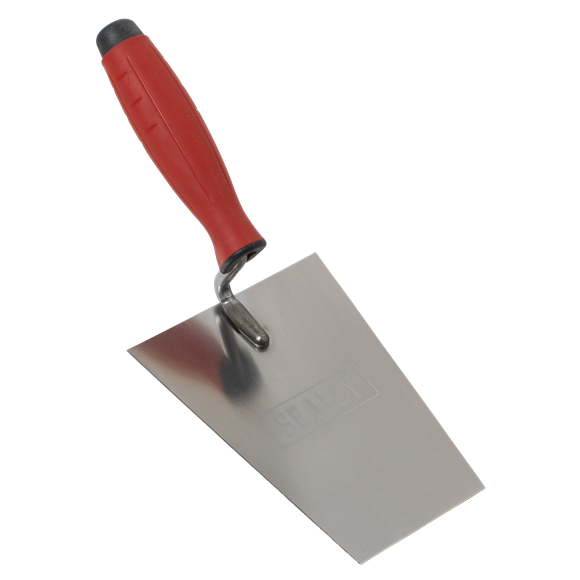 Sealey | Stainless Steel Masonry Trowel with Rubber Handle 160mm - T1203