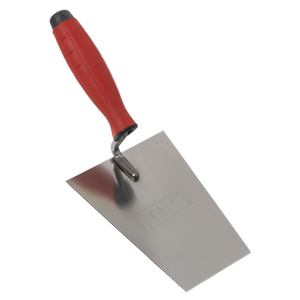 Sealey | Stainless Steel Masonry Trowel with Rubber Handle 160mm - T1203