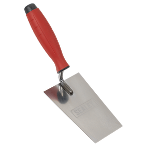 Sealey | Stainless Steel Filler Trowel with Rubber Handle 140mm - T1208