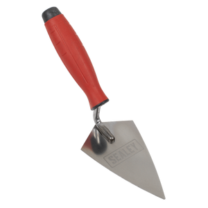 Sealey | Stainless Steel Sharp Pointing Trowel with Rubber Handle 140mm - T1222