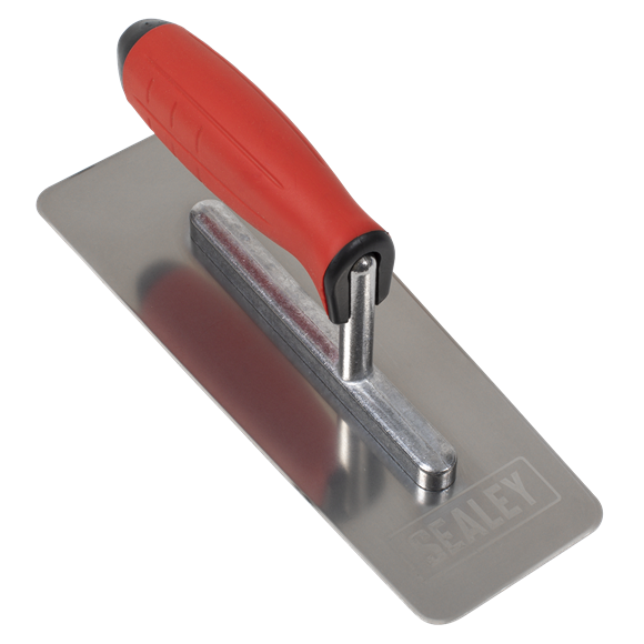 Sealey | Stainless Steel Venetian Trowel with Rubber Handle 240mm - T8012