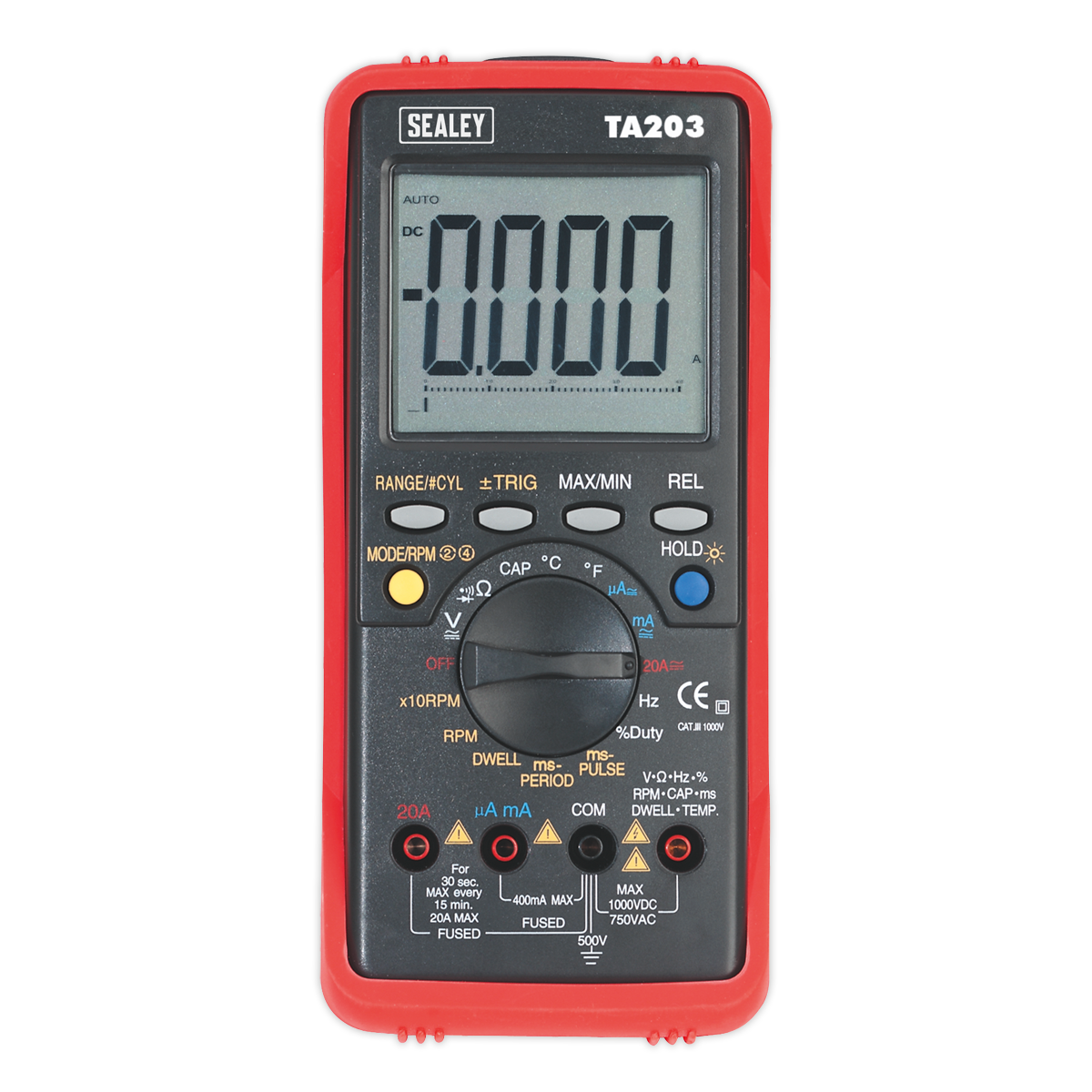 Digital Automotive Multimeter 15-Function Bar Graph/PC Link - TA203 - Farming Parts