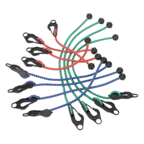 Assorted Tarpaulin Cord Set 12pc - TARP12 - Farming Parts