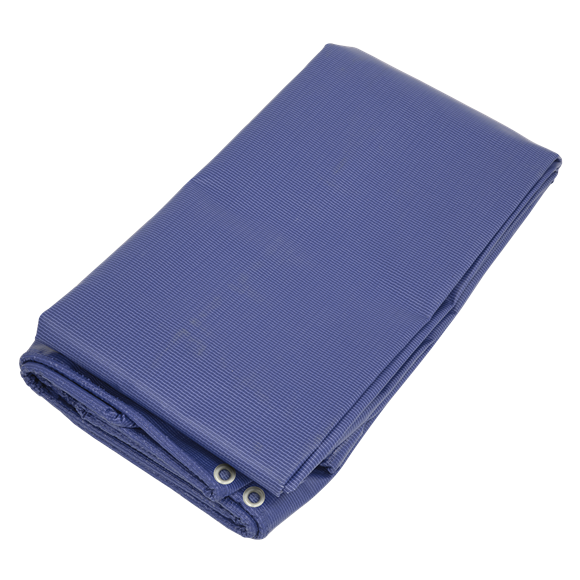 Heavy Duty PVC Tarpaulin 4.88 x 6.10m - Blue - SE-TARP4060