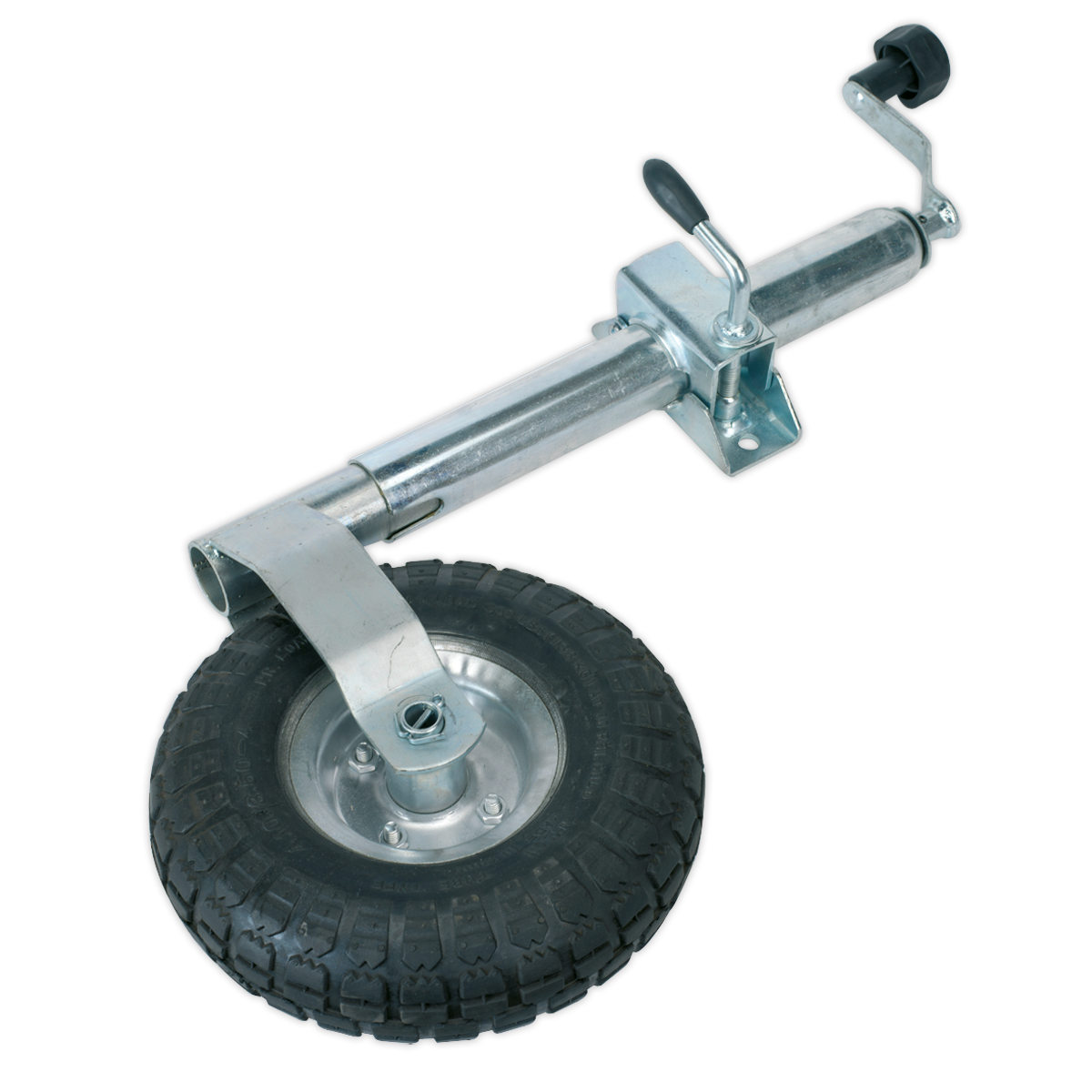 Jockey Wheel & Clamp Ø48mm - Ø260mm Pneumatic Wheel - TB372 - Farming Parts