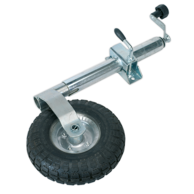 Jockey Wheel & Clamp Ø48mm - Ø260mm Pneumatic Wheel - TB372 - Farming Parts