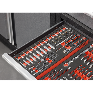 Premier Socket Set with Tool Tray 1/4"Sq Drive 44pc - SE-TBT40