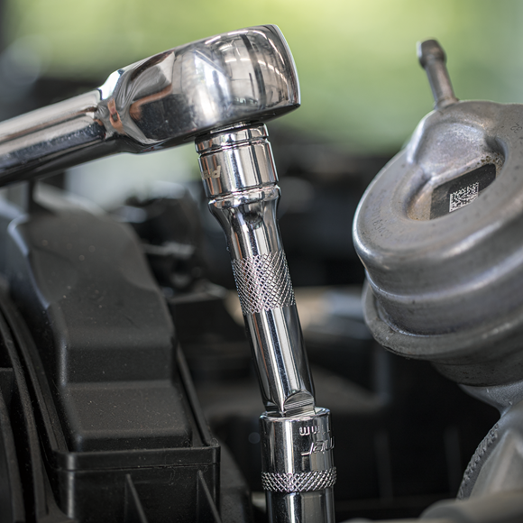 Premier Wobble Extension Bar Set with Tool Tray 1/4", 3/8" & 1/2"Sq Drive 12pc - SE-TBT44