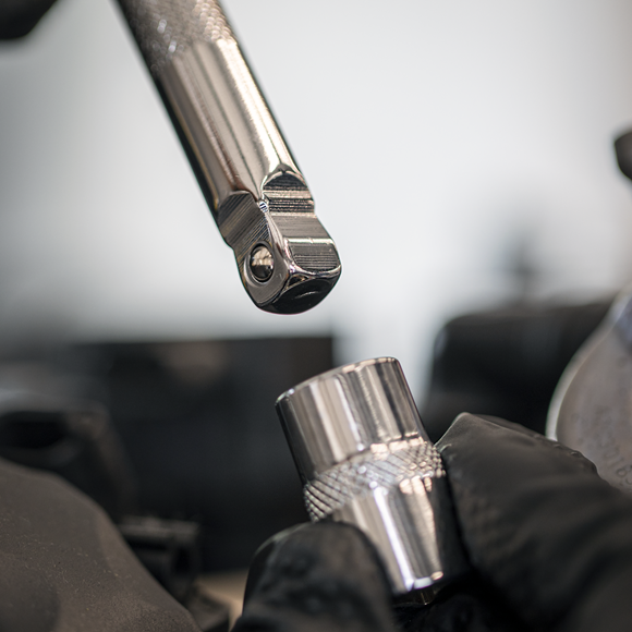 Premier Wobble Extension Bar Set with Tool Tray 1/4", 3/8" & 1/2"Sq Drive 12pc - SE-TBT44